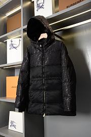 Okify Fendi Black Waist Down Jacket  - 5