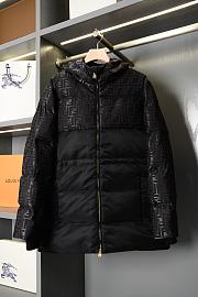 Okify Fendi Black Waist Down Jacket  - 6