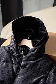 Okify Fendi Black Waist Down Jacket  - 4