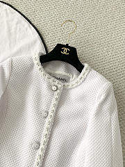 Okify CC 26C White Tweed Jacket  - 5