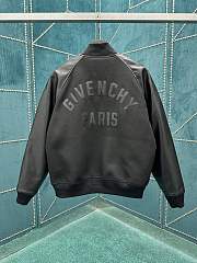 Okify Givenchy Black Baseball Jacket - 3