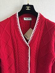 Okify MiuMiu Red Women Cardigan  - 2