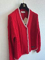 Okify MiuMiu Red Women Cardigan  - 3
