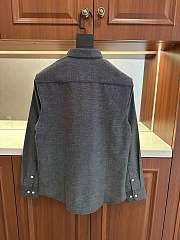 Okify Hermes Black Long Sleeve Shirt (has big size) - 3