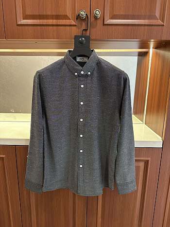 Okify Hermes Black Long Sleeve Shirt (has big size)