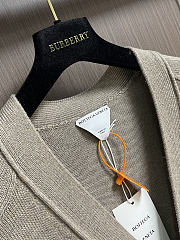 Okify Bottega Veneta Gray Cardigan With Yellow Heart - 3