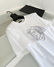 Okify Versace Medusa White T-shirt (has big size) - 5