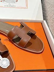 Okify Hermes Brown Oran Slides 6496 - 5