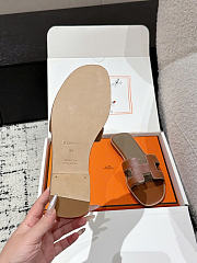 Okify Hermes Brown Oran Slides 6496 - 4
