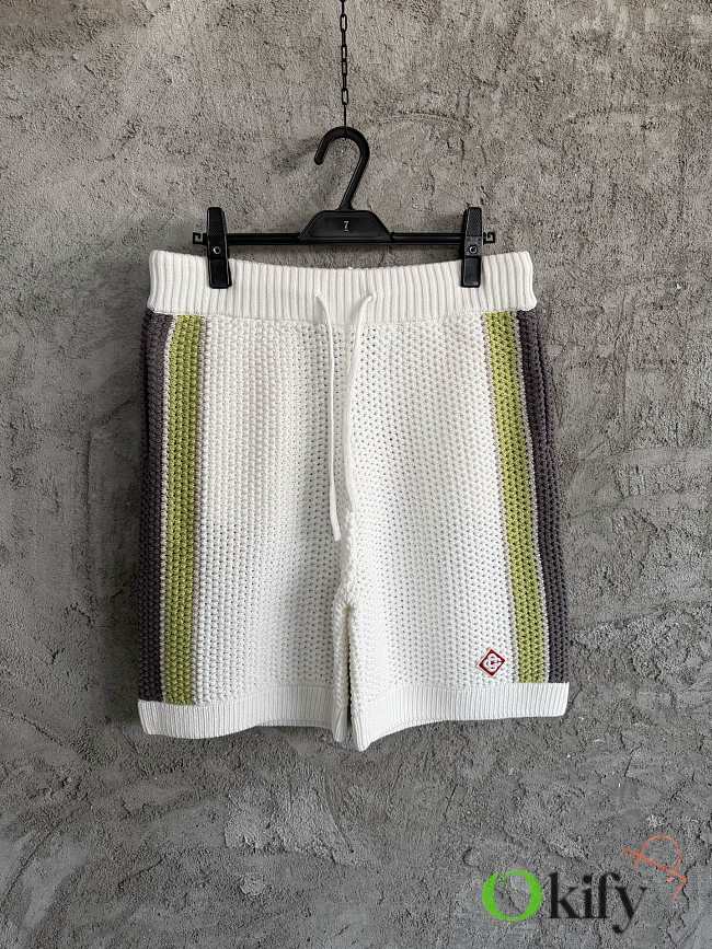 Okify Casablanca Knitted Men Shorts  - 1