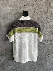 Okify Casablanca Set Of Men Knitted Shirt And Shorts  - 5