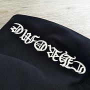 Okify Chrome Heart Black Sanskrit Half-zip Men Shorts - 5