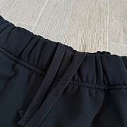 Okify Chrome Heart Black Sanskrit Half-zip Men Shorts - 3