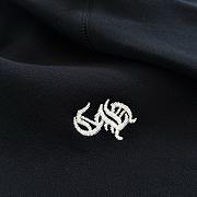 Okify Chrome Heart Sanskrit Half-zip Sweater  - 4