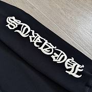 Okify Chrome Heart Sanskrit Half-zip Sweater  - 3