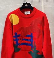 Okify Amiri Red Sweater  - 5
