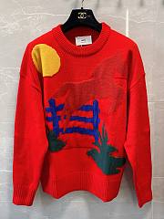 Okify Amiri Red Sweater  - 1