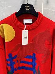 Okify Amiri Red Sweater  - 2