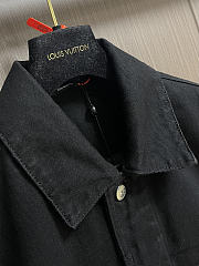 Okify Stone Island Black Shirt Jacket  - 5