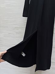 Okify The Row Black Round Neck Dress - 5