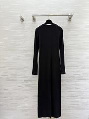 Okify The Row Black Round Neck Dress - 3