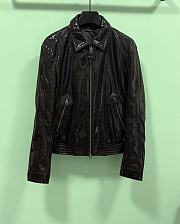 Okify Tom Ford Black Patent Leather Jacket  - 1
