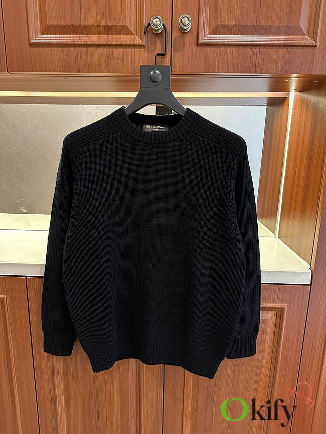 Okify Loro Piana Black Sweater  - 1