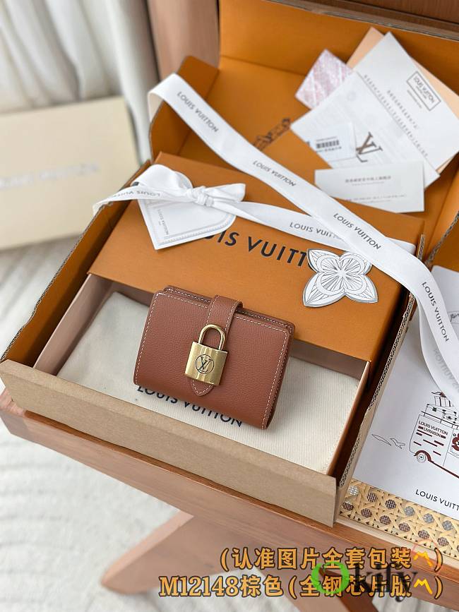 Okify Louis Vuitton Low Key Compact Wallet Brown Cognac M12148 11x8.5x2cm - 1