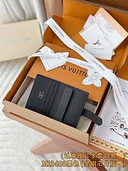 Okify Louis Vuitton Low Key Compact Wallet Black M12148 11x8.5x2cm - 4