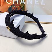 Okify Dior Black Headband  - 6