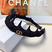 Okify Dior Black Headband  - 2