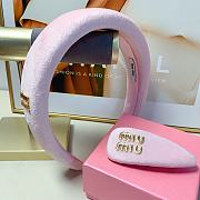 Okify MiuMiu Pink Headband 27475 - 4