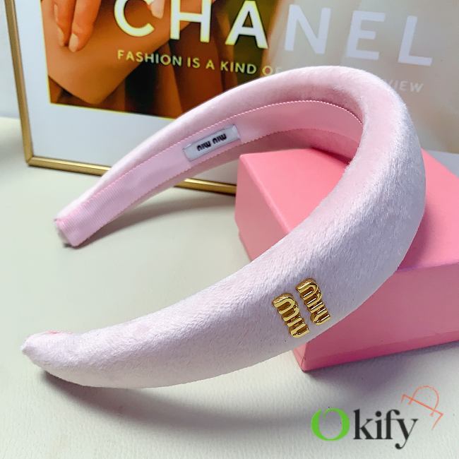 Okify MiuMiu Pink Headband 27475 - 1