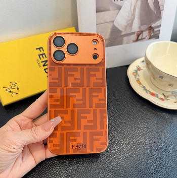 Okify Fendi Orange Phone Case