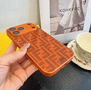 Okify Fendi Orange Phone Case - 4