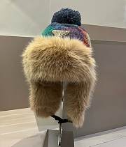 Okify Prada Colorful Knitted Earflap Ski Hat 1 - 1