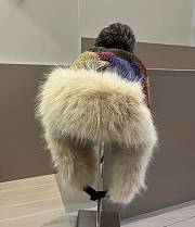 Okify Prada Colorful Knitted Earflap Ski Hat 2 - 1