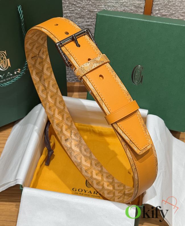 Okify Goyard Yellow Belt 4cm - 1