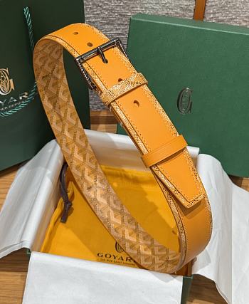 Okify Goyard Yellow Belt 4cm