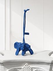 Okify Bottega Veneta Woven Elephant Bag Charm - 3