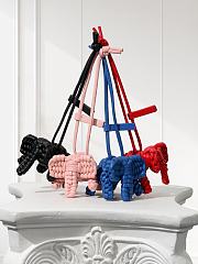 Okify Bottega Veneta Woven Elephant Bag Charm - 1