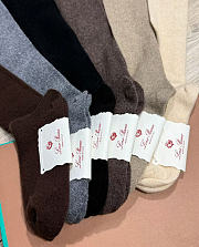 Okify Loro Piana Set Of Long Cashmere Socks  - 5