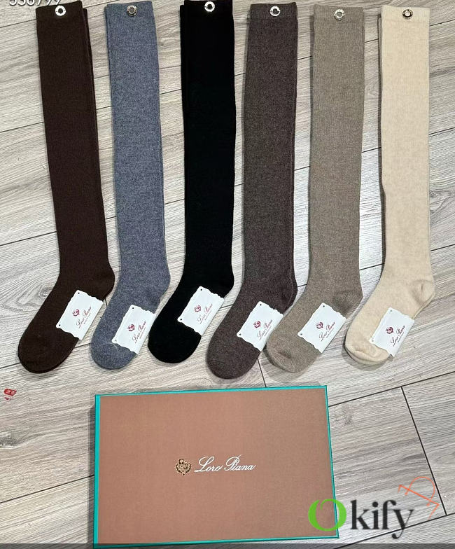 Okify Loro Piana Set Of Long Cashmere Socks  - 1