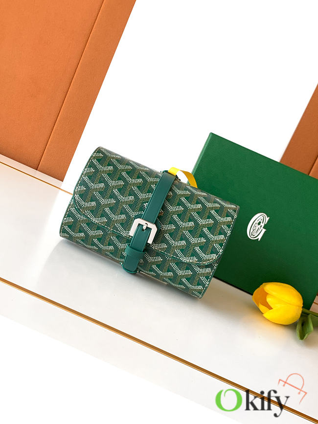Okify Goyard Voyage Double Green Watch Box 16x10.5x6.5cm - 1