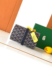 Okify Goyard Voyage Double Dark Blue Watch Box 16x10.5x6.5cm - 4