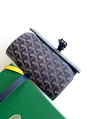 Okify Goyard Voyage Double Dark Blue Watch Box 16x10.5x6.5cm - 2