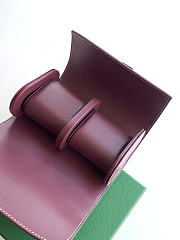 Okify Goyard Voyage Double Dark Red Watch Box 16x10.5x6.5cm - 6