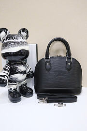 Okify Louis Vuitton Alma BB Epi Bag In Black M40862 24x11.5x18cm - 1