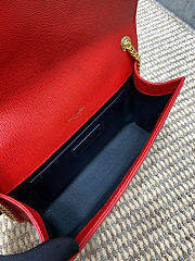 Okify YSL Kate Small Chain Bag Red 24x14.5x5.5cm - 5
