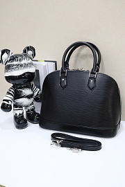 Okify Louis Vuitton Alma PM Bag Black Epi M40302 31.5x15x24cm - 2